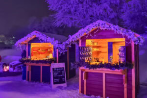Adventszauber im Golfkletterpark Oberhof, kleiner Weihnachtsmarkt