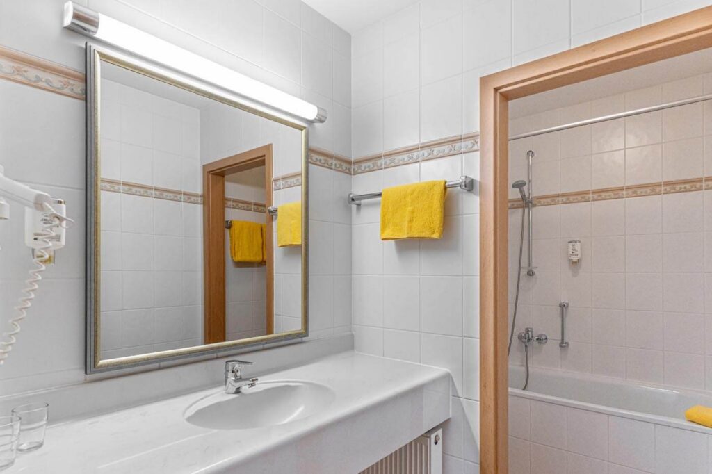 Badezimmer mit separatem WC- und Duschraum