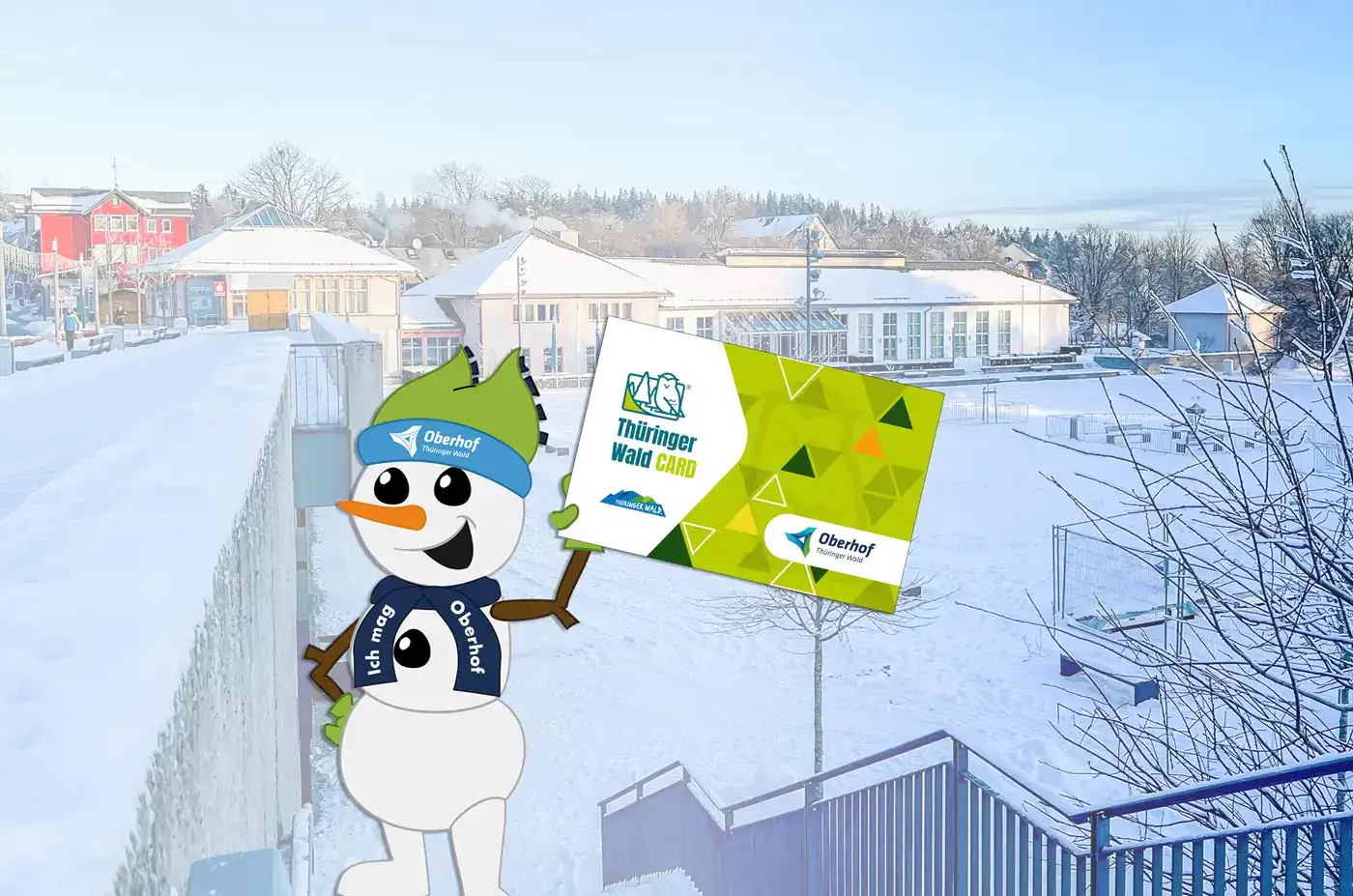 Gästekarte Hotel Oberhof, präsentiert von Schneemann Flocke Gästekarte Hotel Oberhof, präsentiert von Schneemann Flocke
