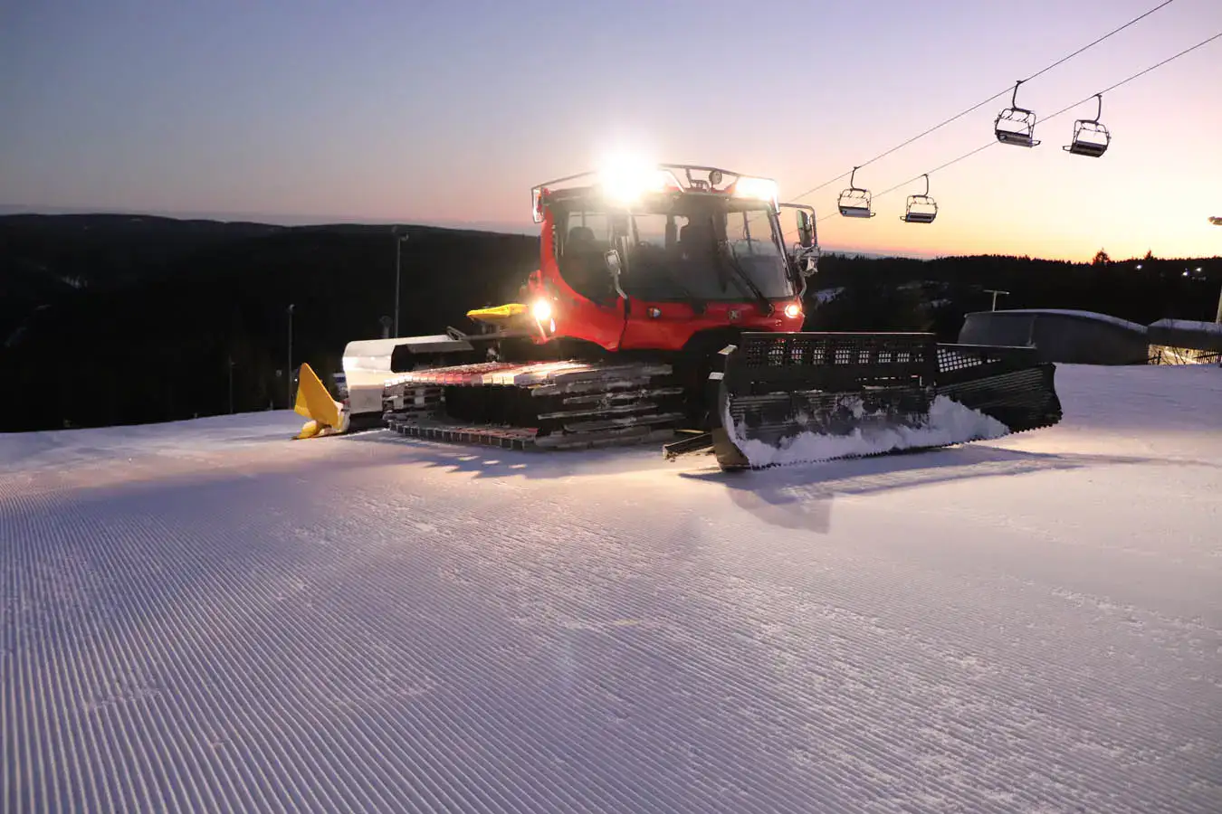LOTTO Thüringen SNOWPARK Oberhof, Pistenraupe