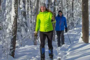 Winter Wandern im Wald, Hotel Tipp Oberhof